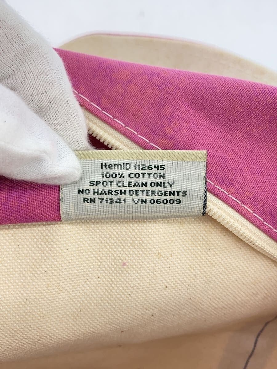 L.L.Bean BOAT AND TOTE Made in USA Extra Large Tote Bag Canvas PNK 6
