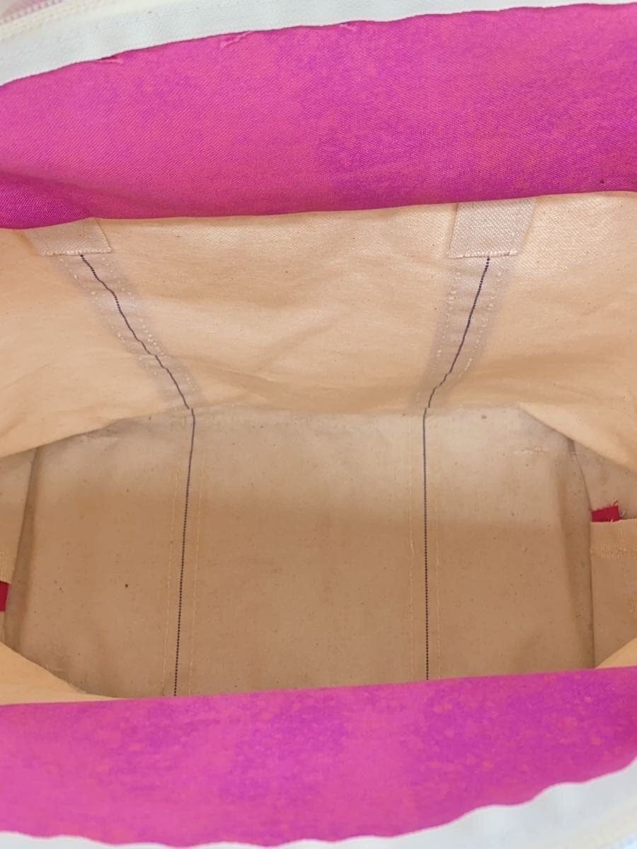 L.L.Bean BOAT AND TOTE Made in USA Extra Large Tote Bag Canvas PNK 7