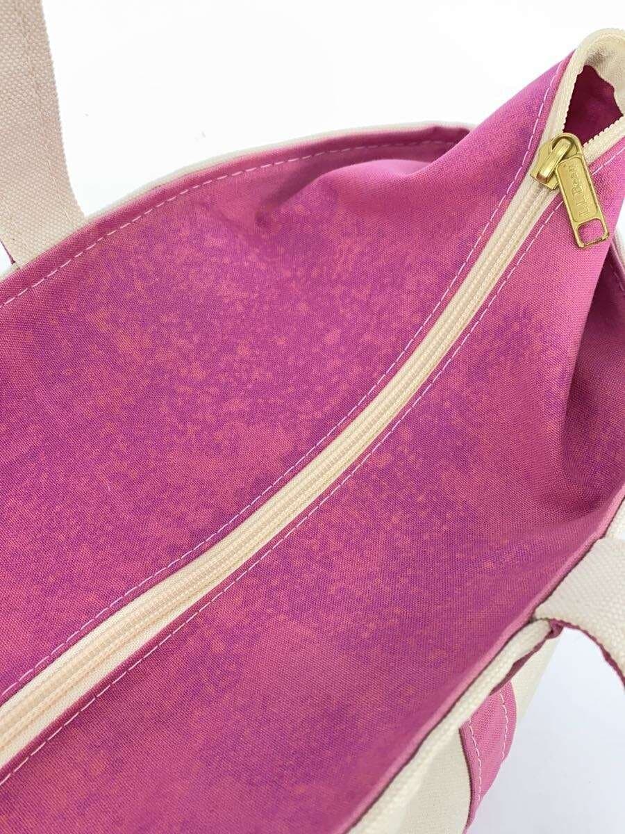 L.L.Bean BOAT AND TOTE Made in USA Extra Large Tote Bag Canvas PNK 9