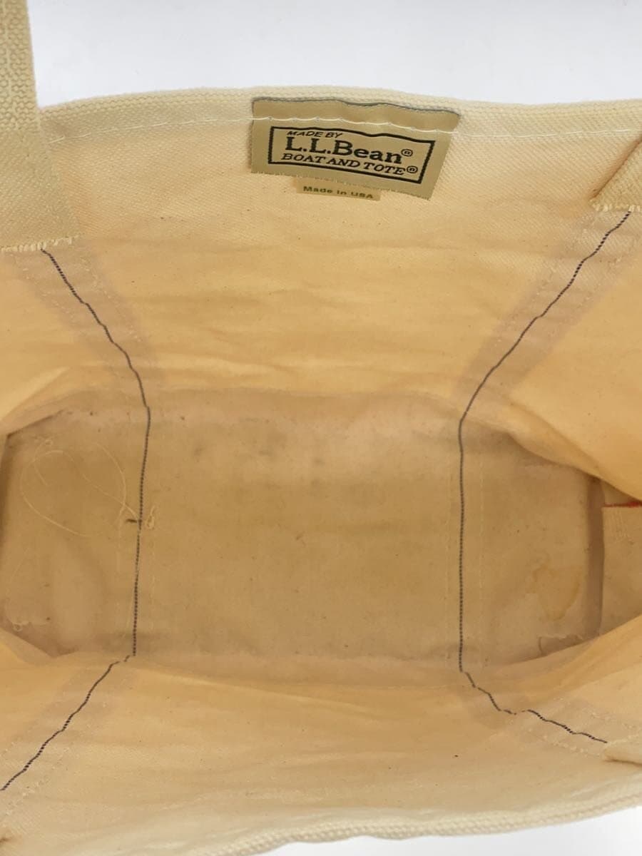 L.L.Bean BOAT AND TOTE Made in USA Large Tote Bag Canvas PNK 6