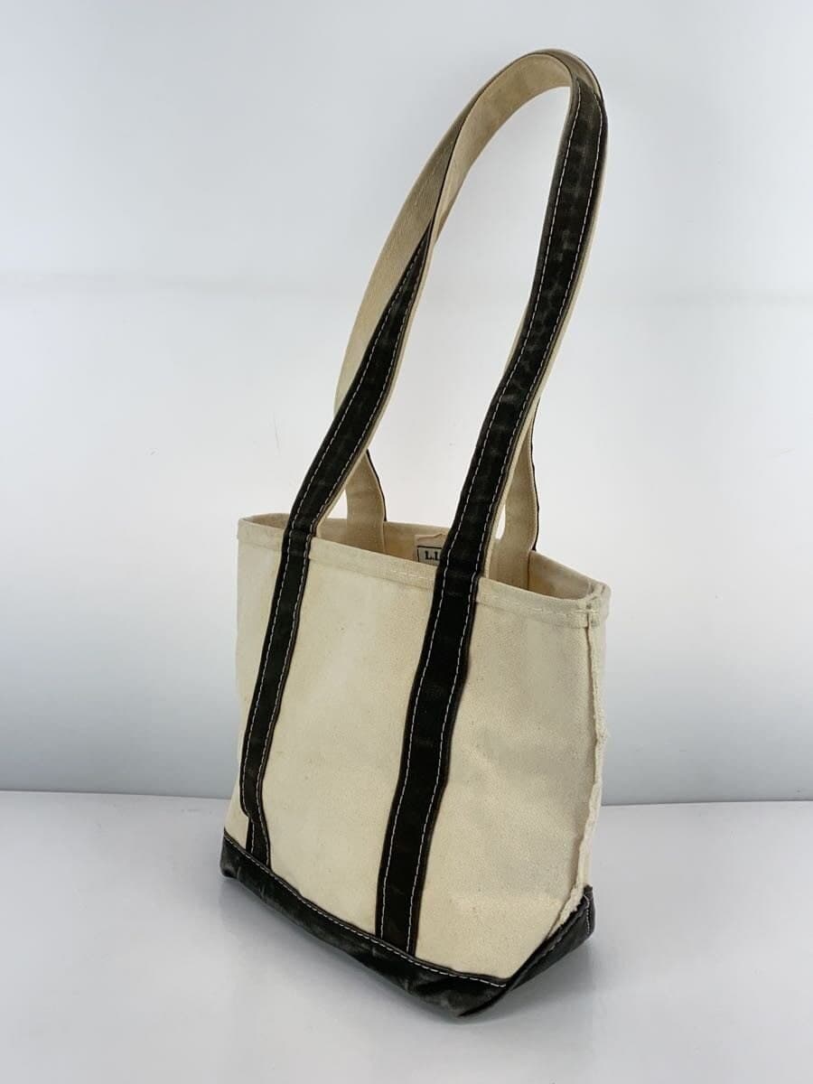 L.L.Bean 80s BOAT AND TOTE Long Handle Tote Bag Canvas BLK 2