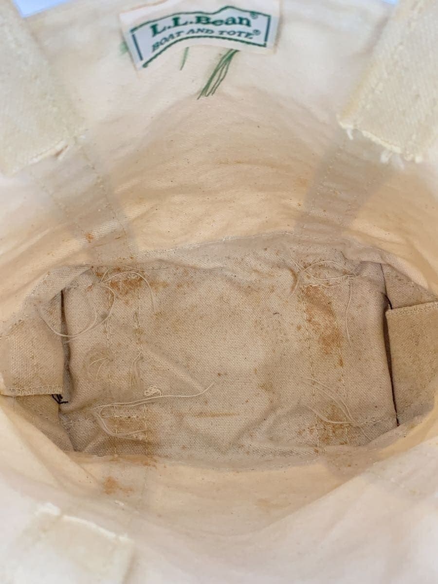 L.L.Bean 80s BOAT AND TOTE Long Handle Tote Bag Canvas BLK 6