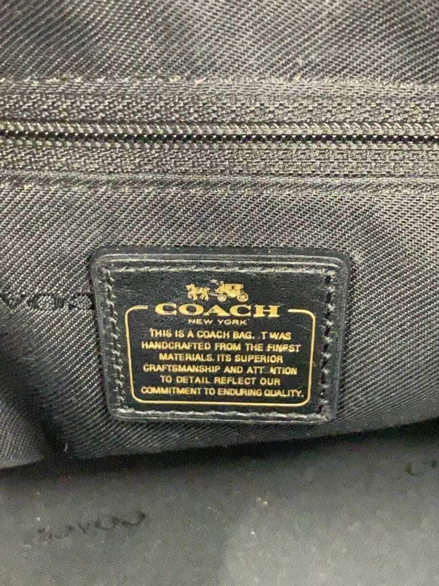 COACH shoulder bag leather BLK Swagger 27 5