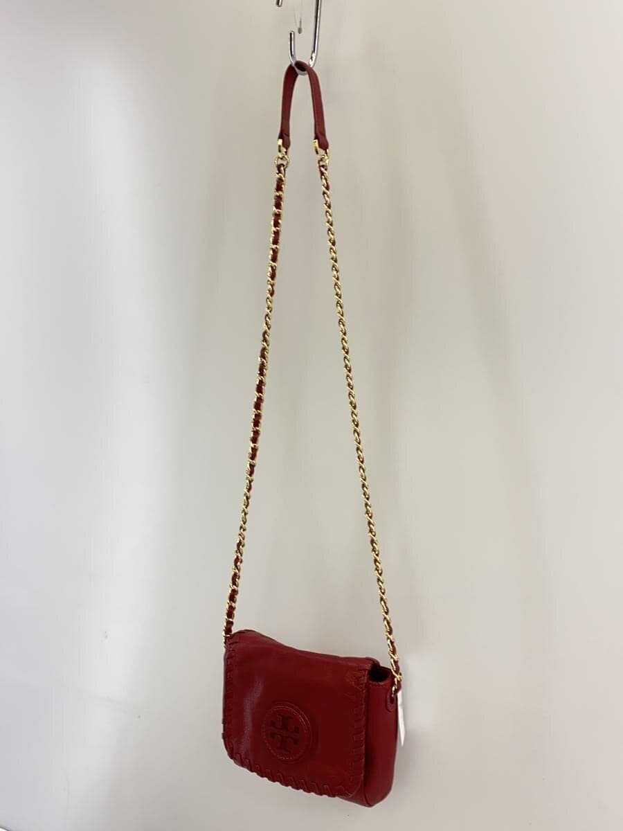 TORY BURCH Shoulder Bag Leather RED 2