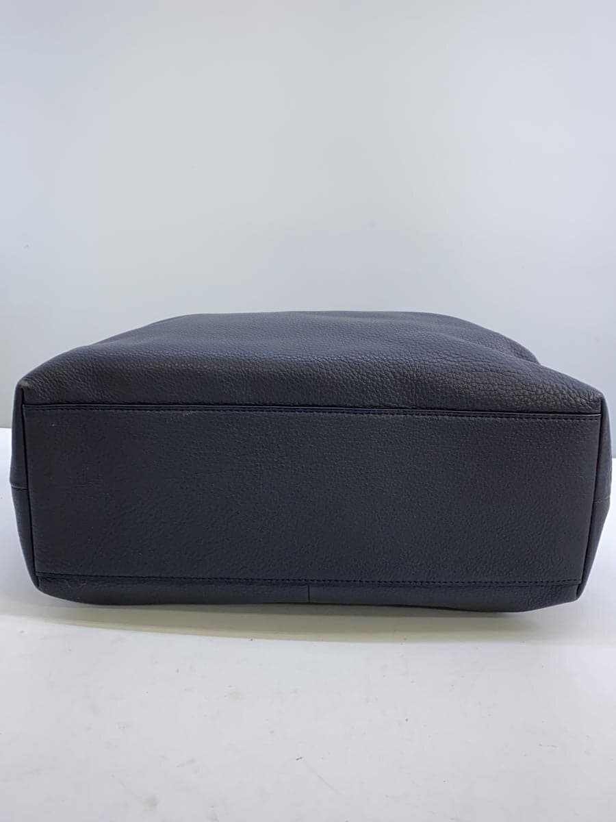 COACH Tote Bag _ All Leather Leather BLU F33961 4