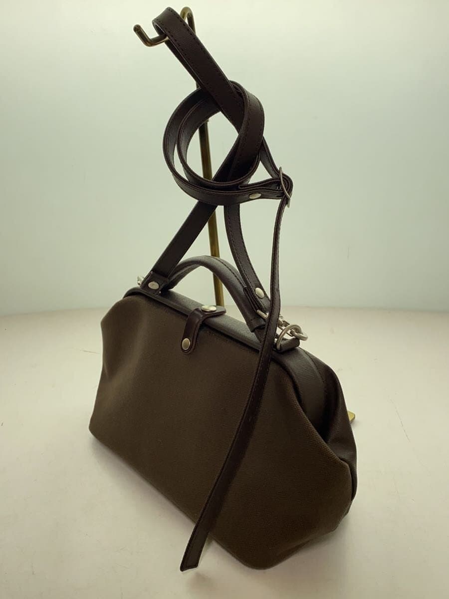 BAGWORKS Handbag Canvas BRW Solid 2