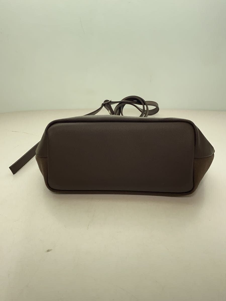 BAGWORKS Handbag Canvas BRW Solid 4