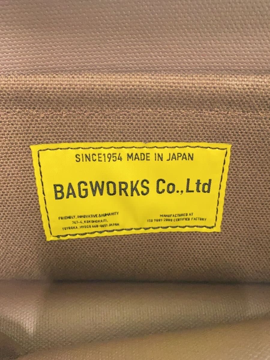 BAGWORKS Handbag Canvas BRW Solid 5
