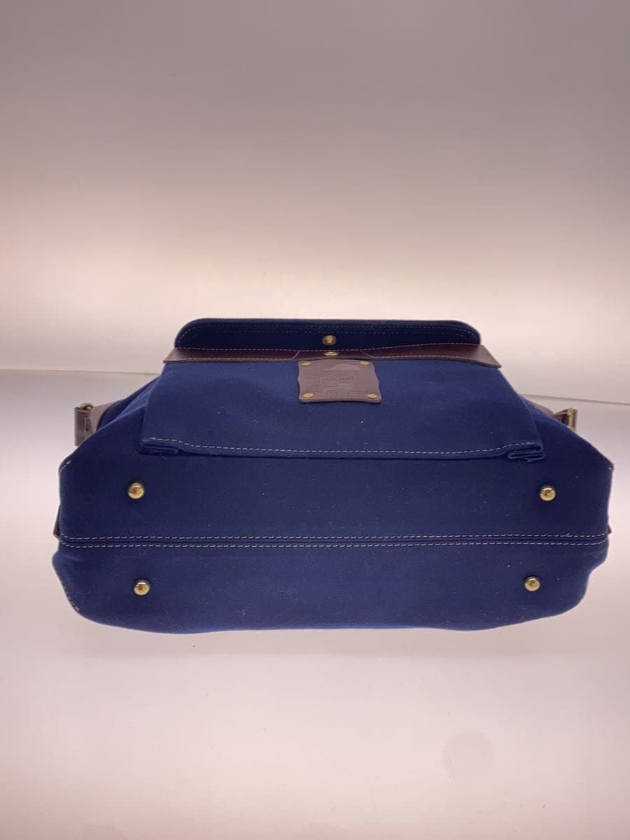 BEER BELLY Tote Bag Canvas NVY Shoulder Missing 4