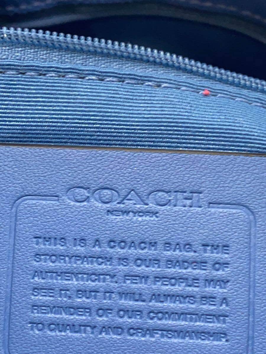COACH Tote Bag BLU C4061 5