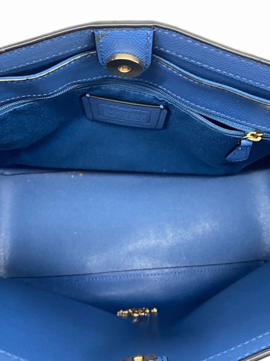 COACH Tote Bag BLU C4061 6