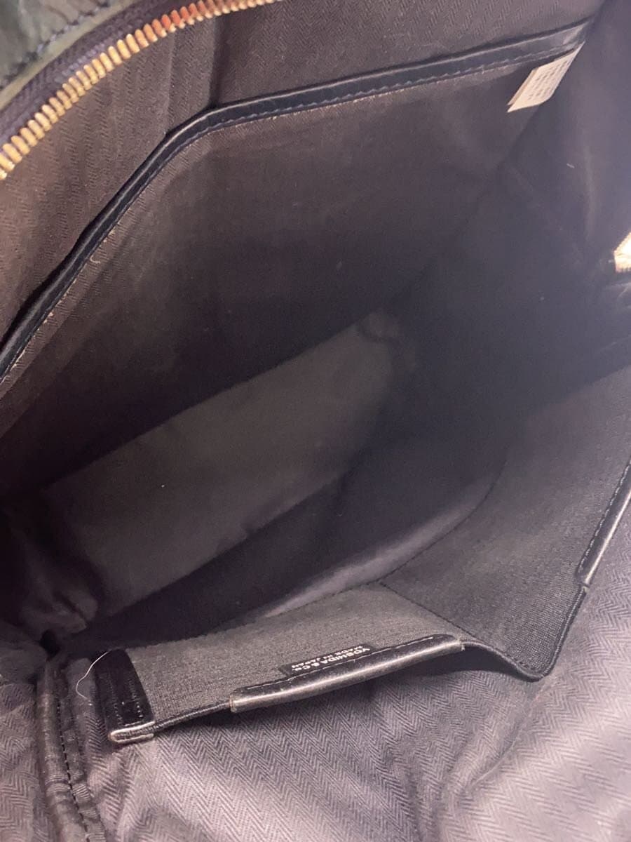 PORTER Backpack clerk daypack Leather NVY Solid With Wear 6