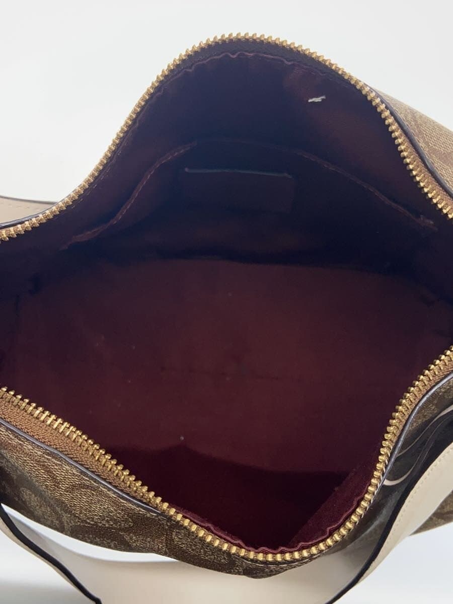 COACH signature pattern × Snake-embossed pattern shoulder bag -- F68093 6