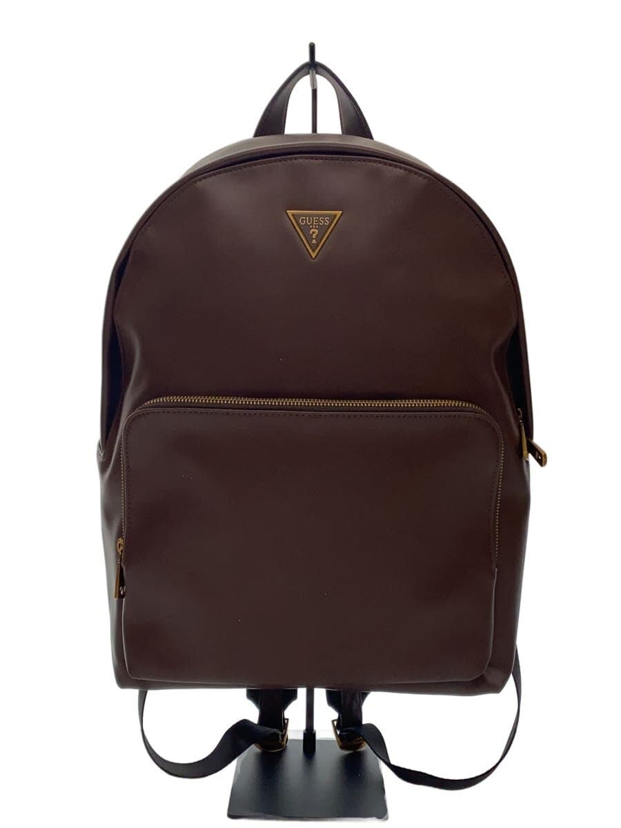 GUESS Backpack Leather BRW Solid HMSCALP3211