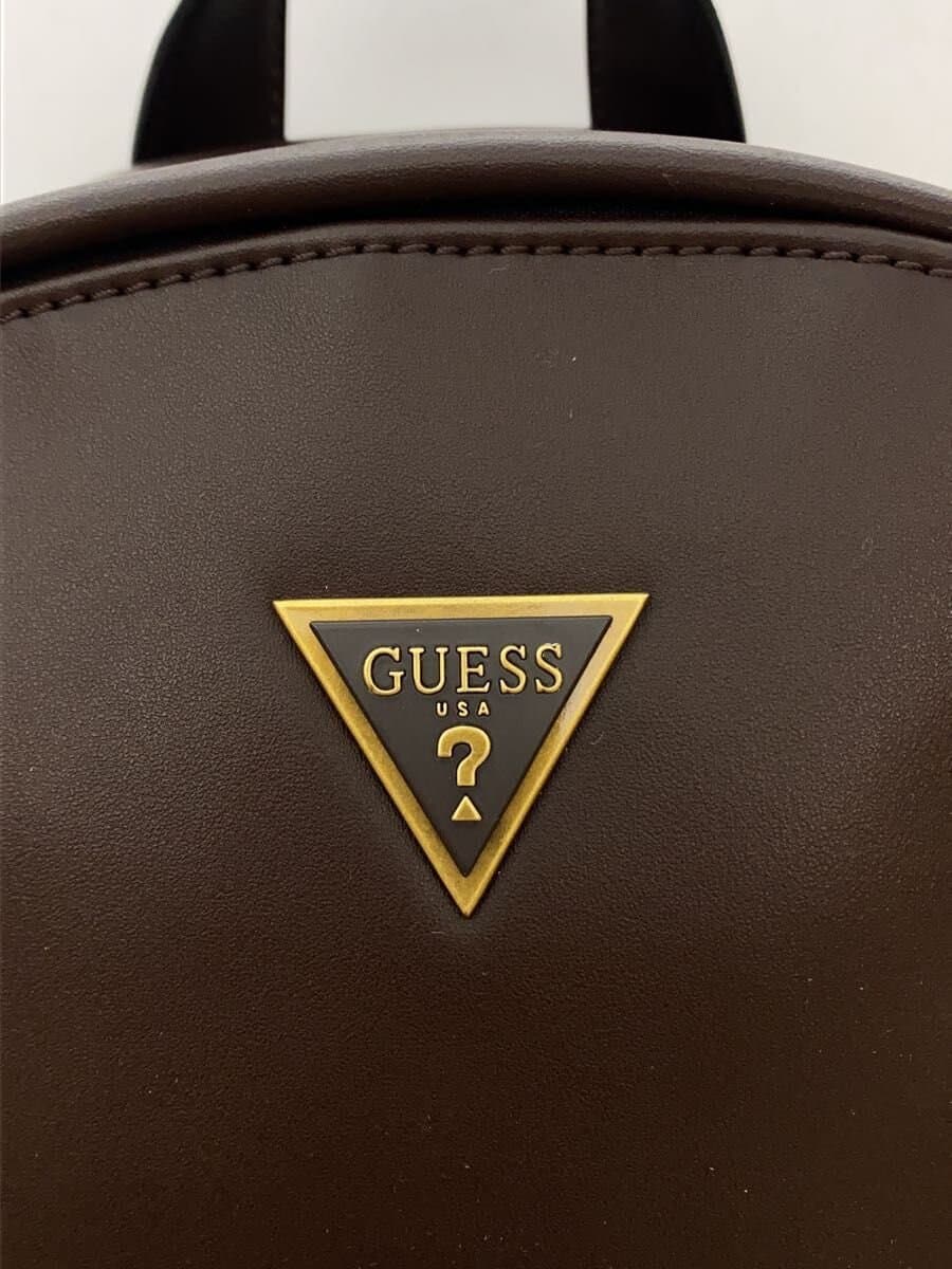 GUESS Backpack Leather BRW Solid HMSCALP3211 5