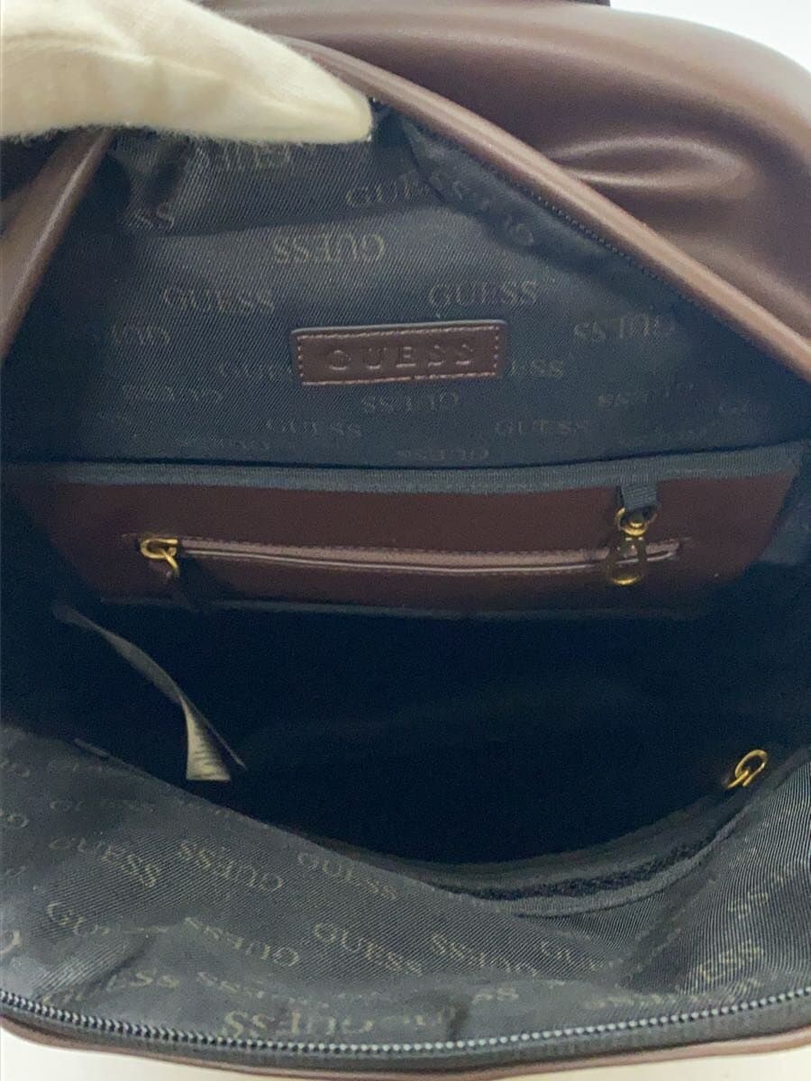 GUESS Backpack Leather BRW Solid HMSCALP3211 6