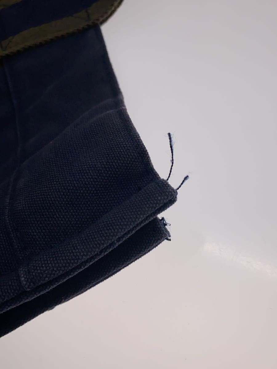 HERMES Tote Bag Cotton NVY Solid 7