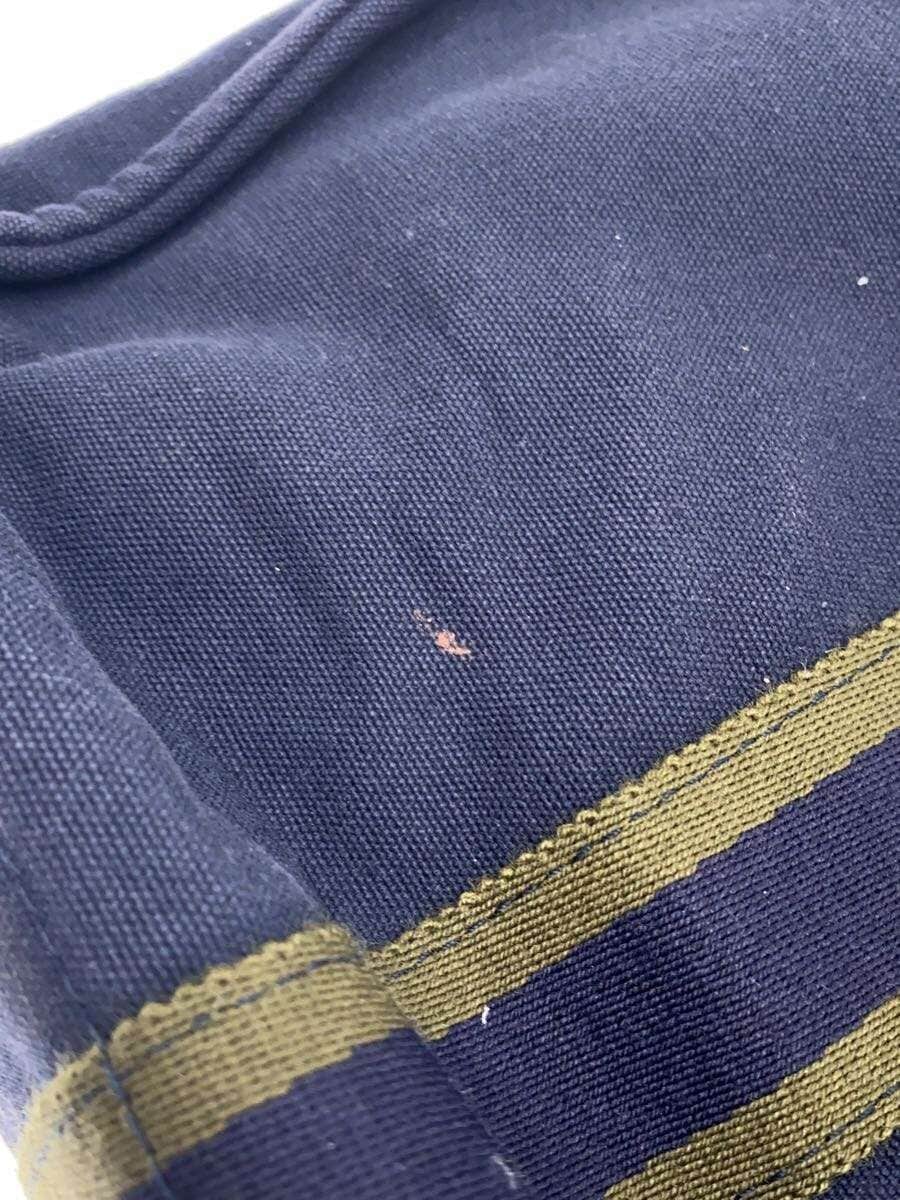 HERMES Tote Bag Cotton NVY Solid 8