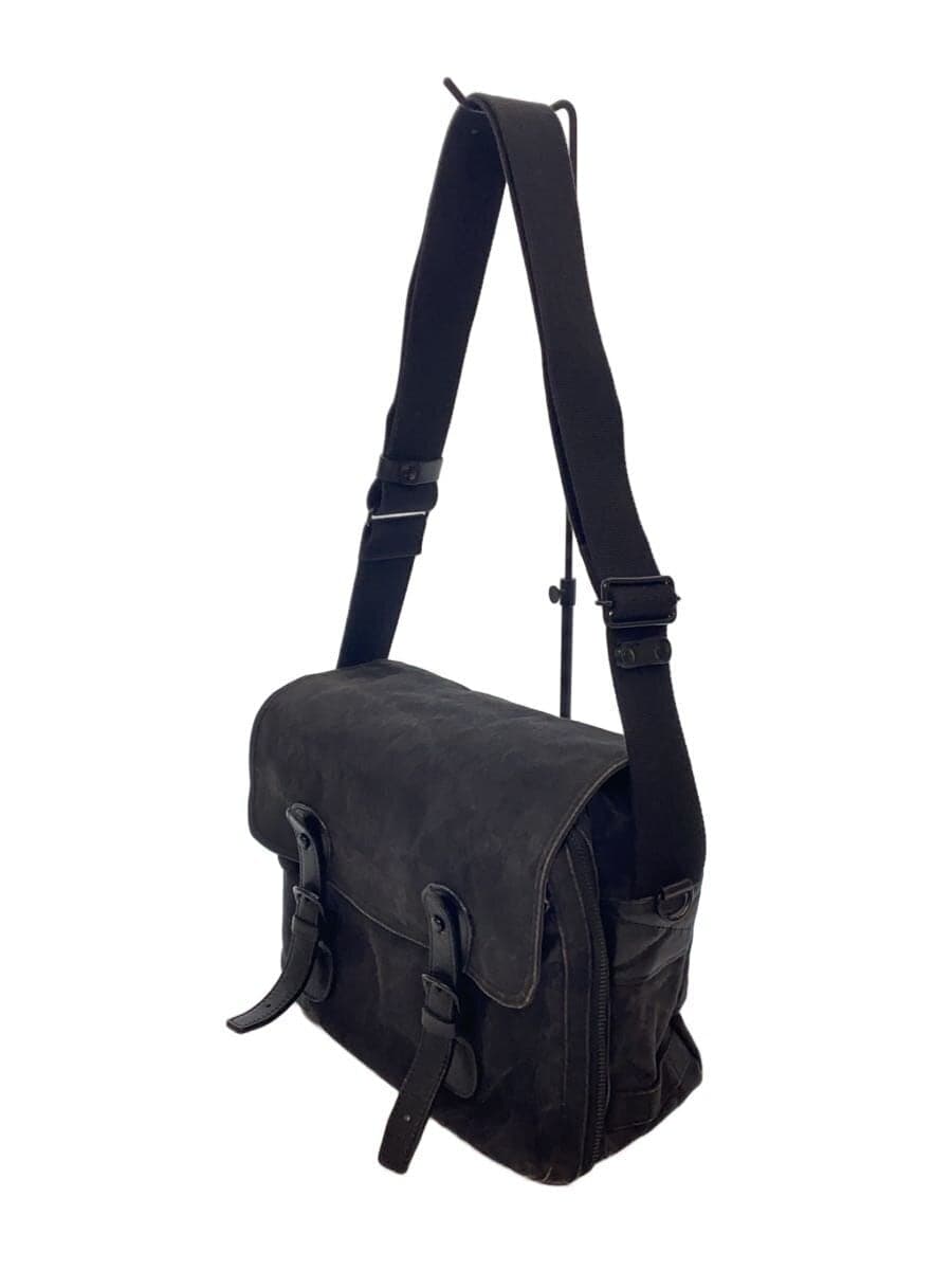 SILVER LAKE CLUB Shoulder Bag Canvas BLK Solid 234103 2