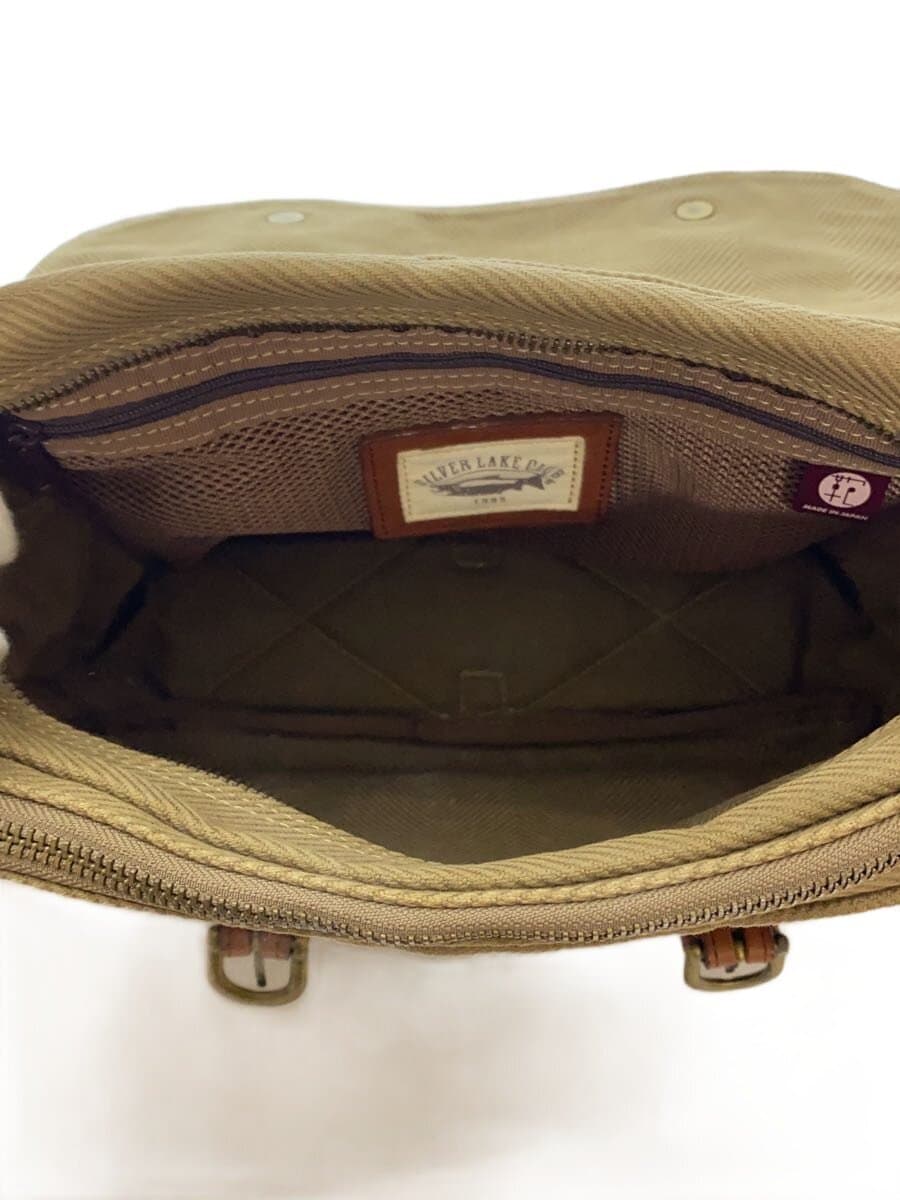 SILVER LAKE CLUB Shoulder Bag Canvas KHK 5