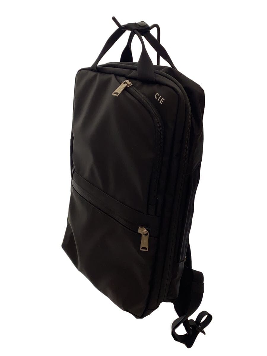 CIE Backpack Polyester Black Plain 021807 2