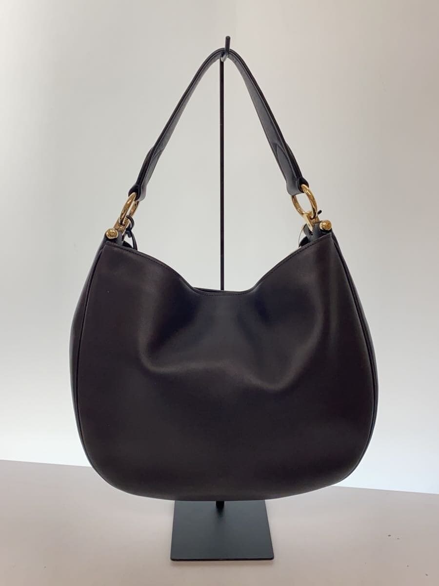 COACH Tote Bag Leather NVY Solid 3