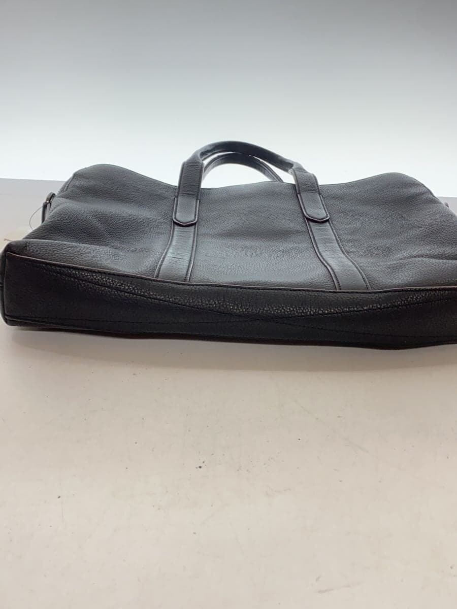 COACH Tote Bag Leather Black Solid Color 79554 4