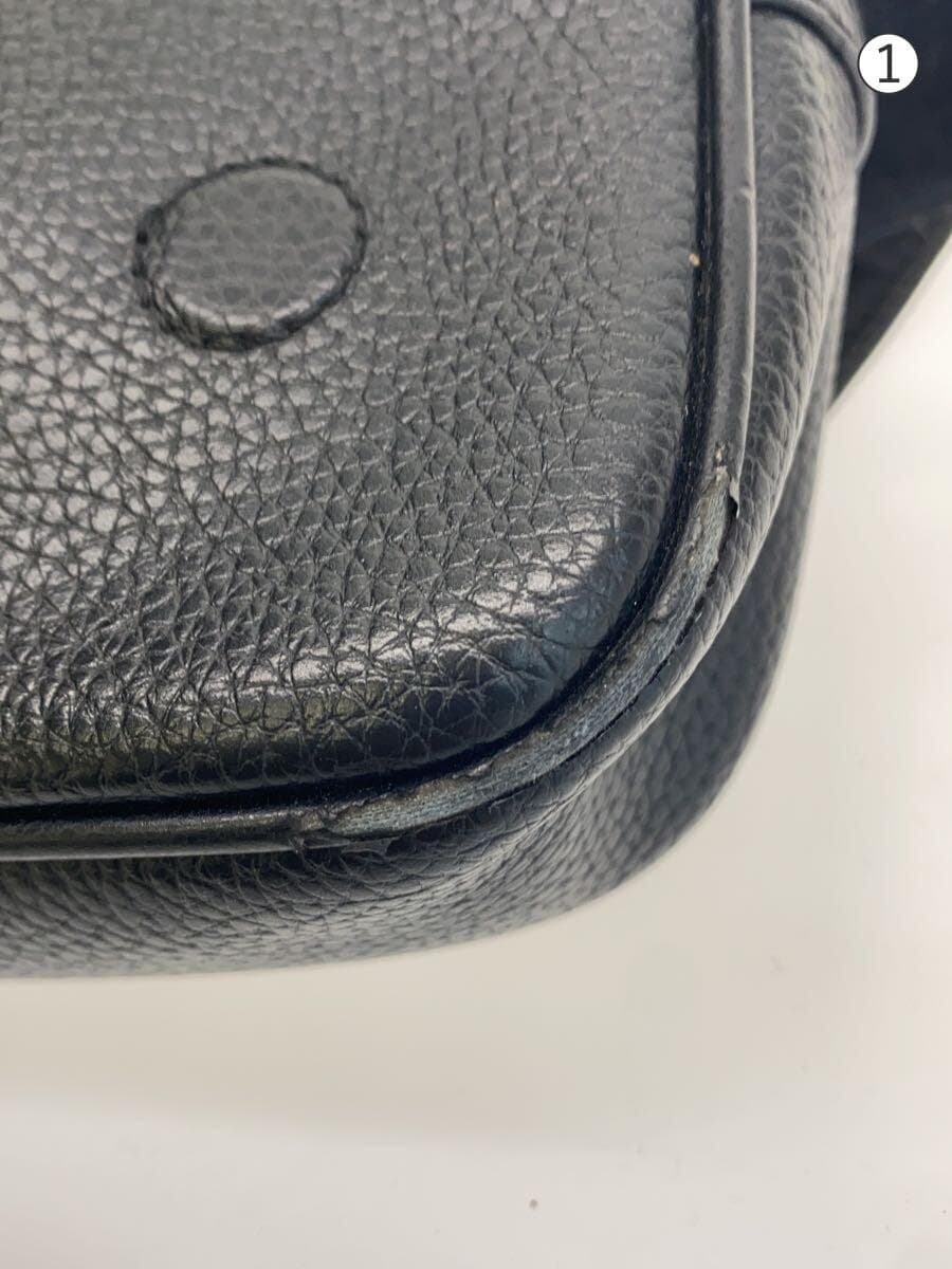 Calvin Klein Shoulder Bag Leather BLK Solid 7