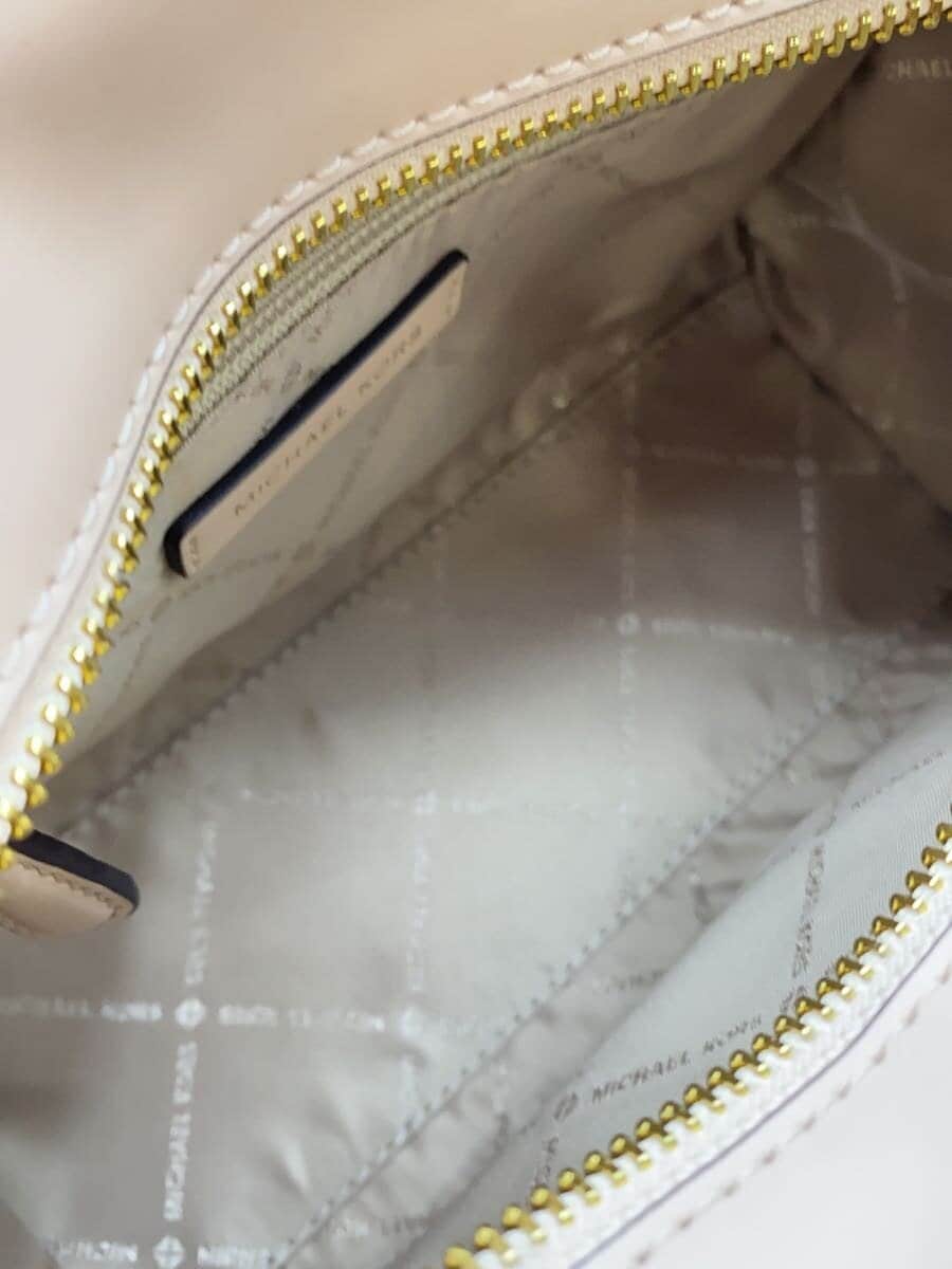 MICHAEL KORS Handbag PVC BEG Solid Color 35H1G9MS2L 6