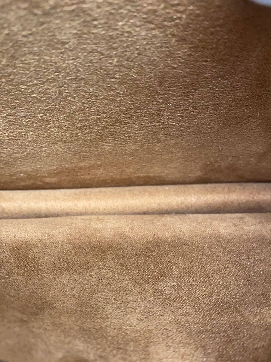 COACH Shoulder Bag Leather BEG All Over Pattern 6