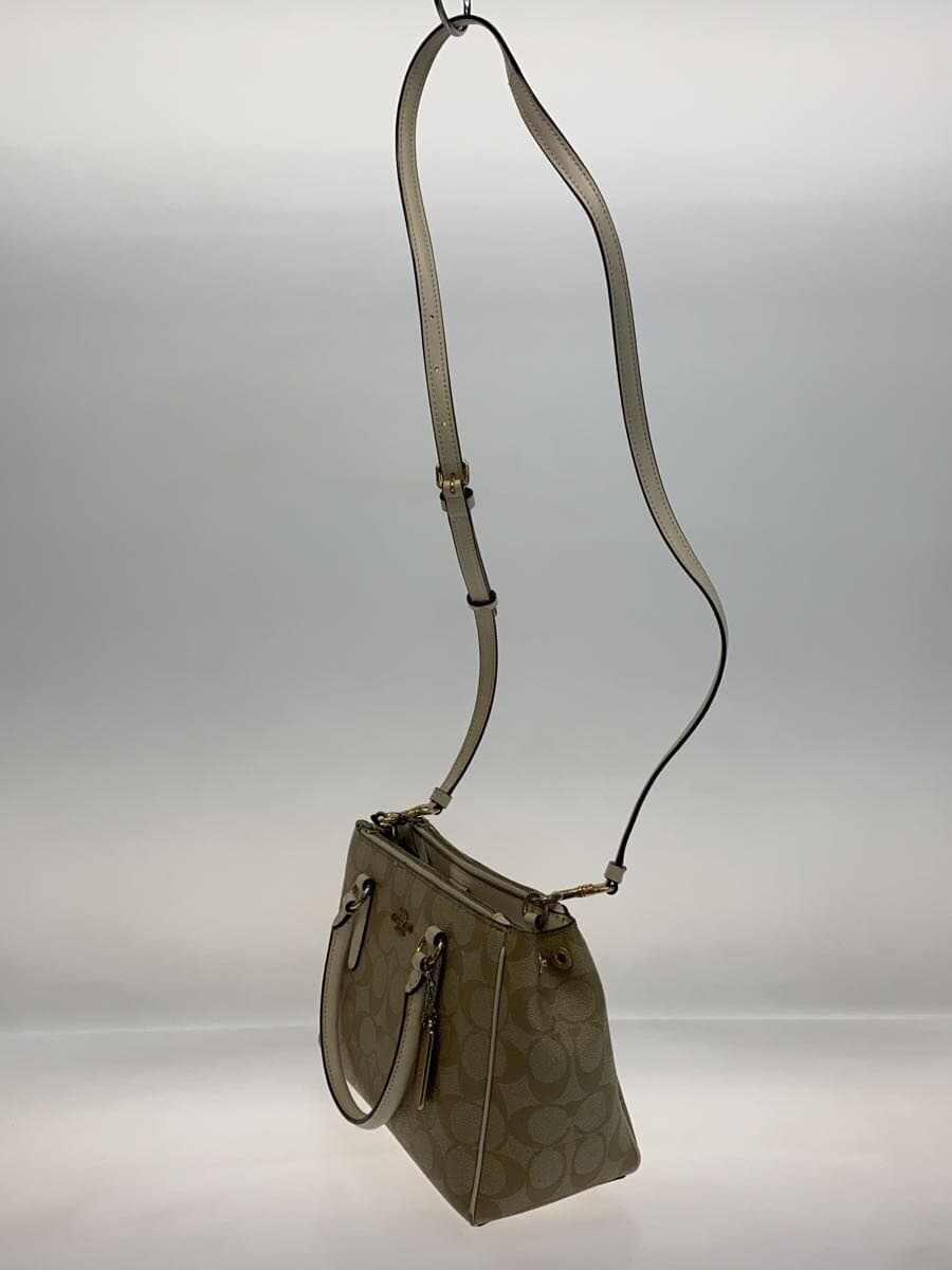 COACH Handbag Leather BEG Logo Paint Peeling 2