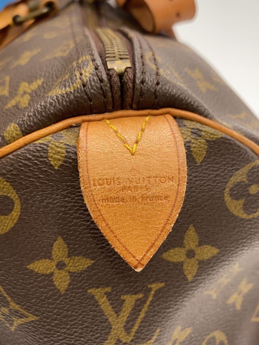 LOUIS VUITTON Keepall Bandouliere 50_Monogram Canvas PVC BRW Brown 5