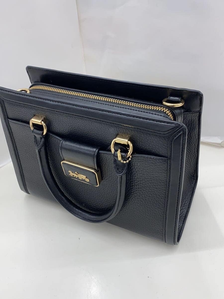 COACH Shoulder Bag Leather BLK F2281 2