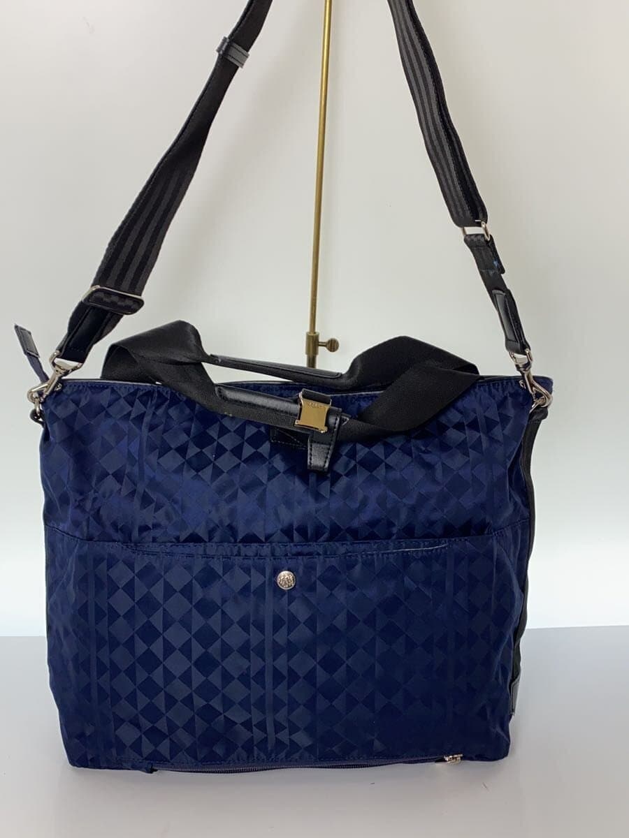 Kanana project Shoulder Bag NVY All Over Pattern