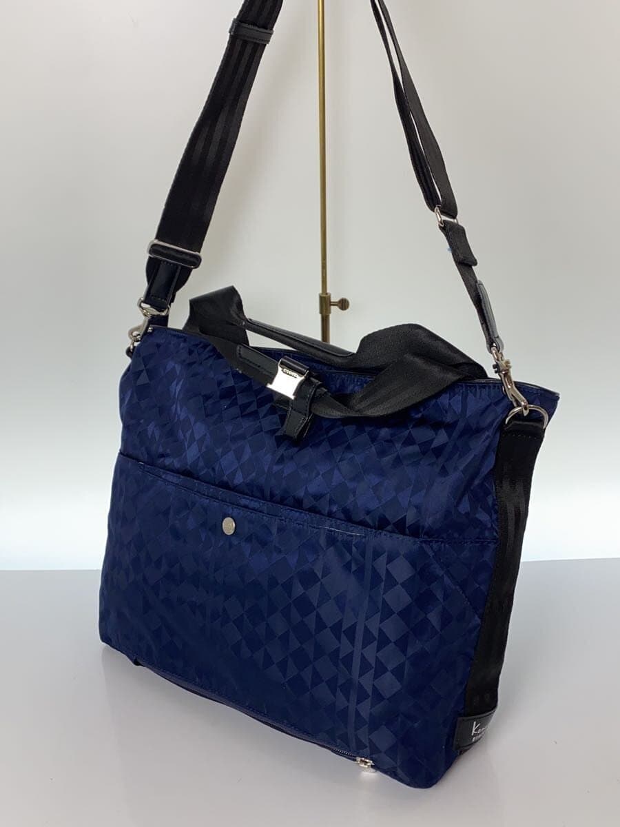 Kanana project Shoulder Bag NVY All Over Pattern 2