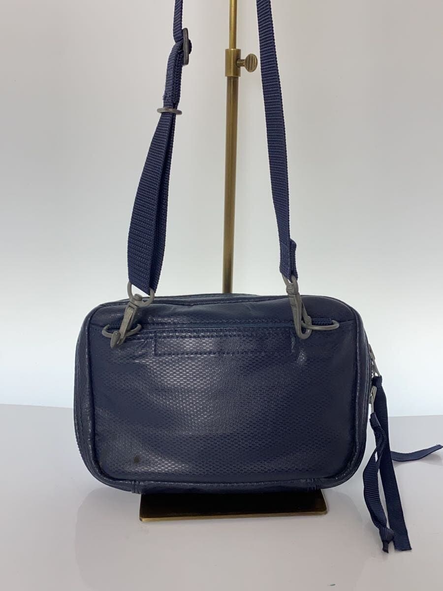 LUGGAGE LABEL Shoulder Bag Leather NVY 3