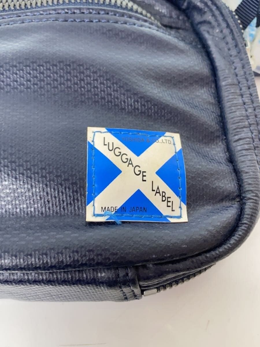 LUGGAGE LABEL Shoulder Bag Leather NVY 5