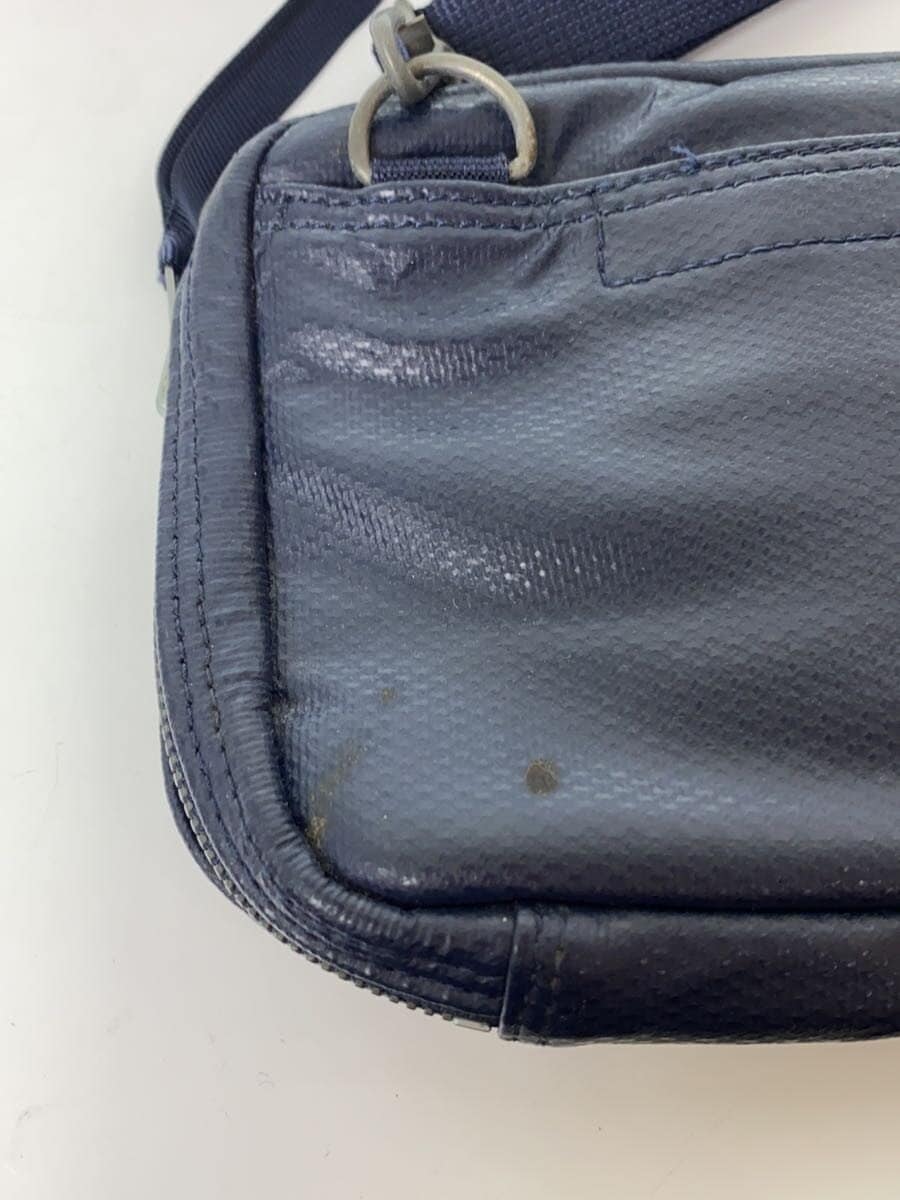 LUGGAGE LABEL Shoulder Bag Leather NVY 7