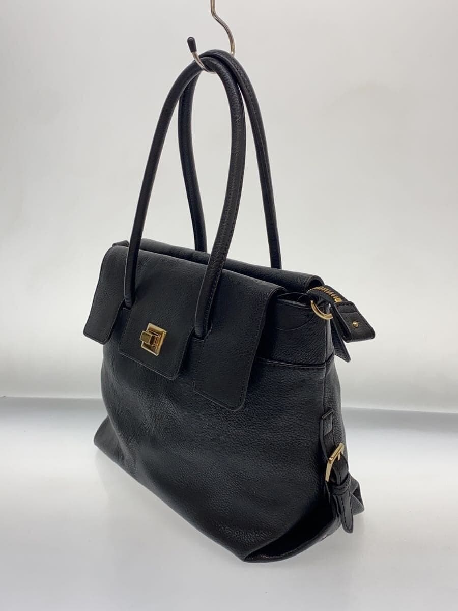 Other Brand vingt-trois arrondissements Tote Bag Faux Leather BLK 2