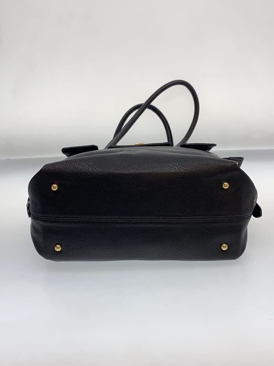 Other Brand vingt-trois arrondissements Tote Bag Faux Leather BLK 4