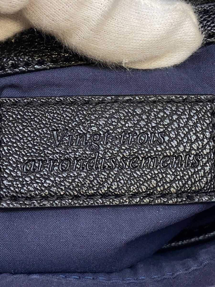 Other Brand vingt-trois arrondissements Tote Bag Faux Leather BLK 5