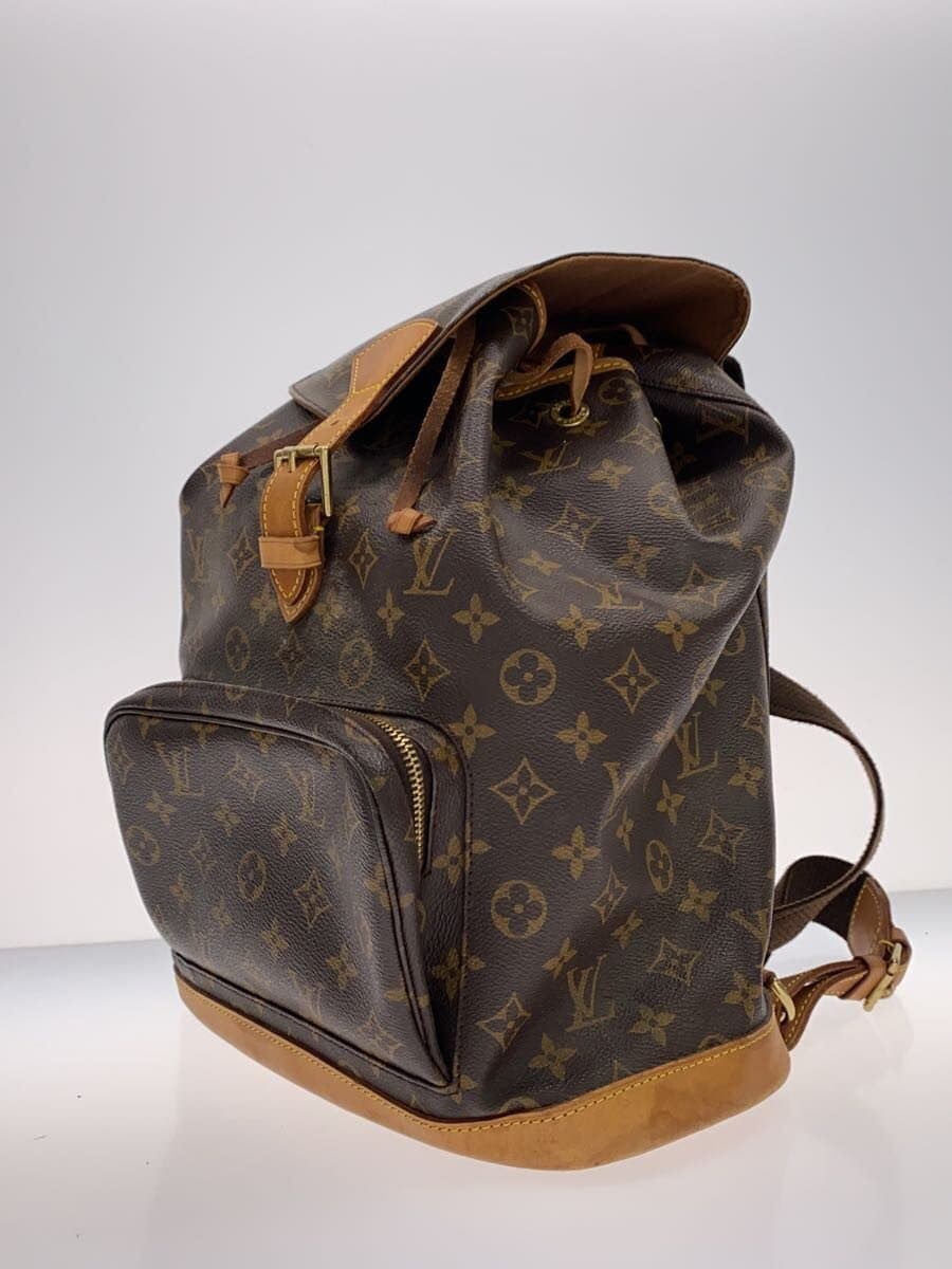 LOUIS VUITTON Montsouris _Monogram Canvas PVC BRW 2