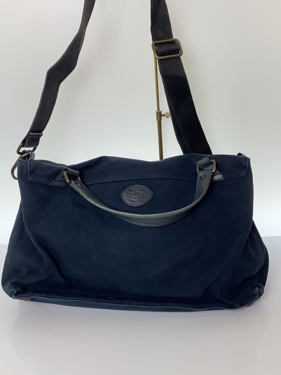 ZANELLATO Shoulder Bag Canvas NVY 3