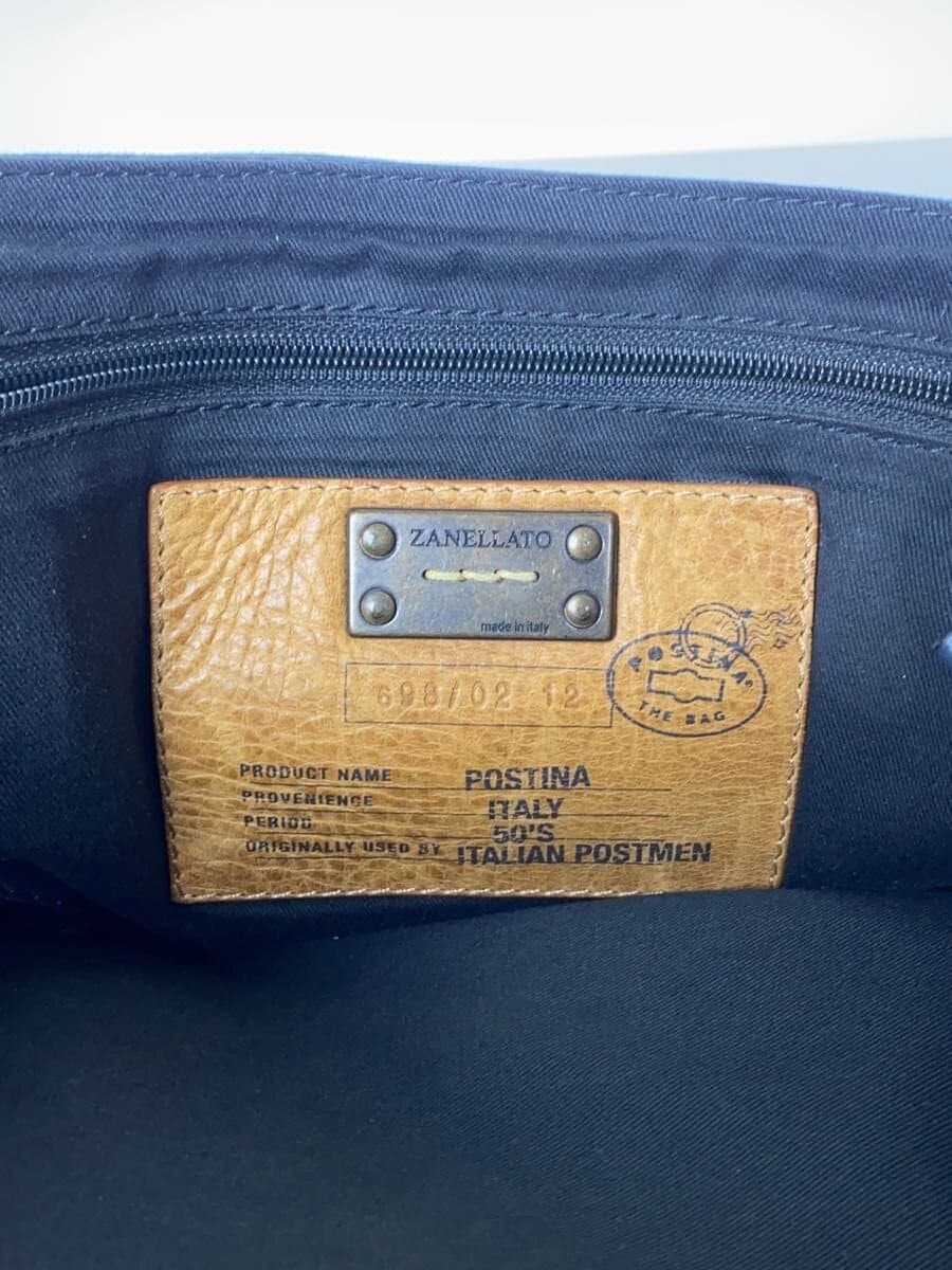 ZANELLATO Shoulder Bag Canvas NVY 5