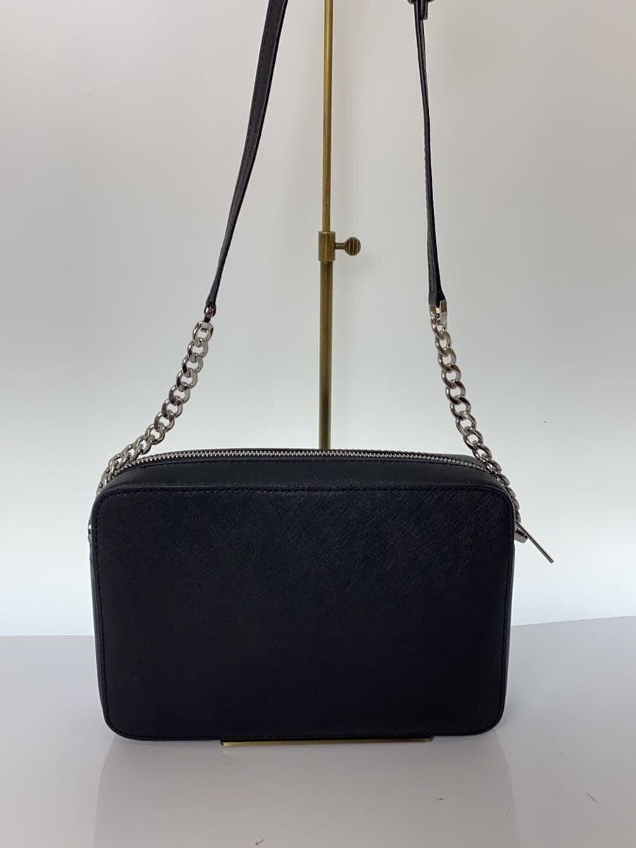 MICHAEL KORS Shoulder Bag Leather BLK Solid IM-2206 3