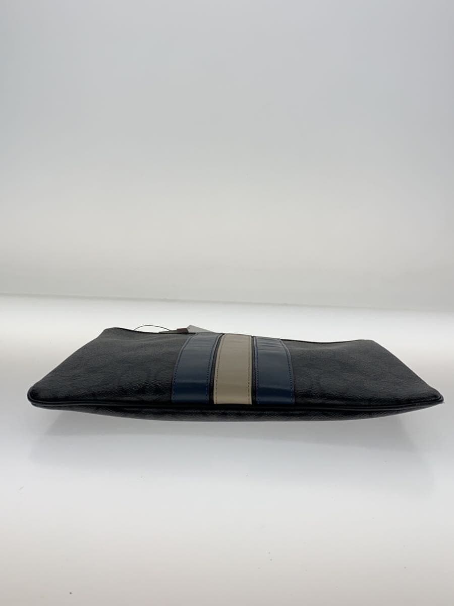 COACH Second Bag Leather GRY All Over Pattern F26071 4