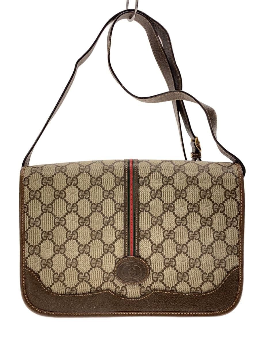 GUCCI shoulder bag -- BRW all-over pattern