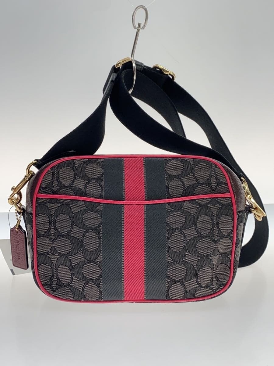 COACH shoulder bag leather GRY all-over pattern 1912 3