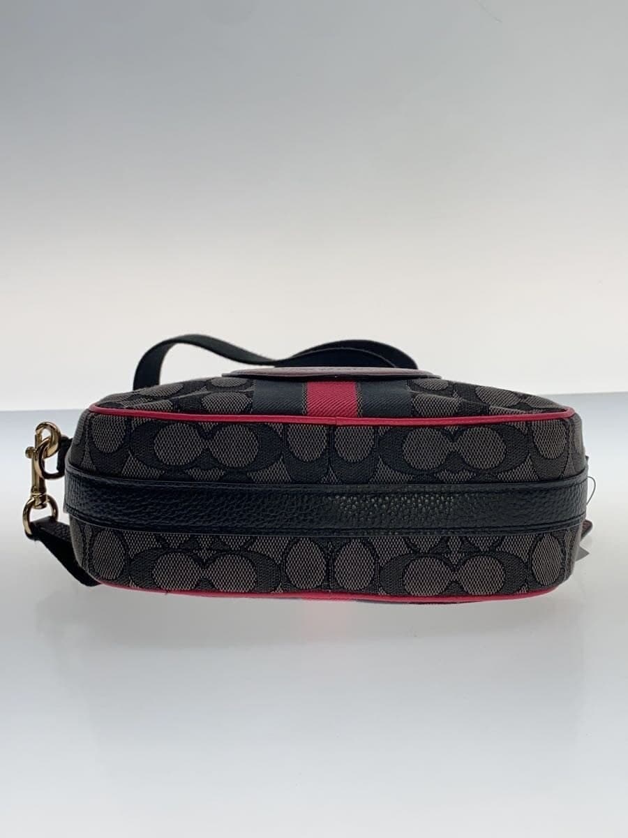 COACH shoulder bag leather GRY all-over pattern 1912 4