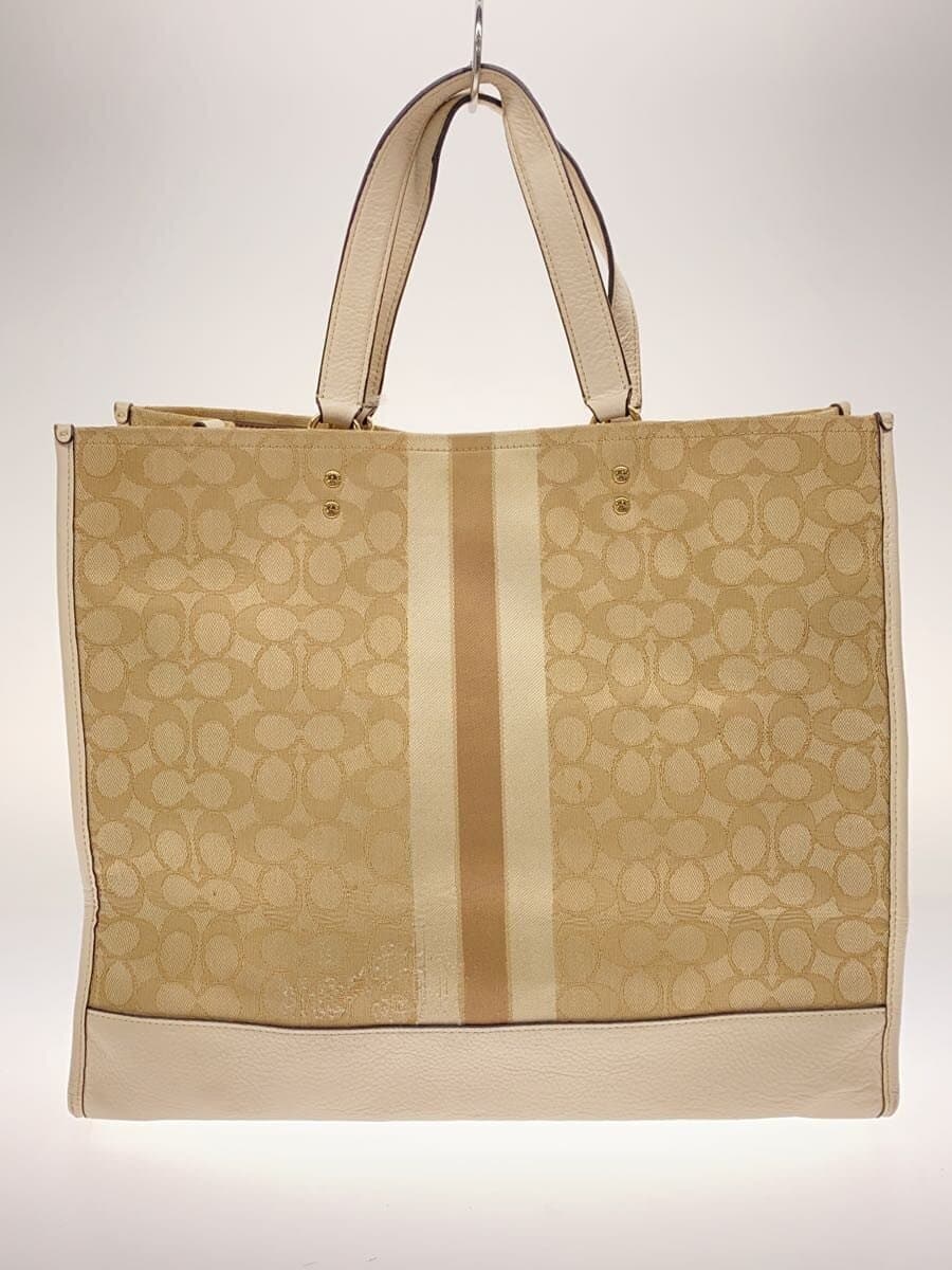 COACH Tote Bag Canvas IVO All-over Pattern C8418 3